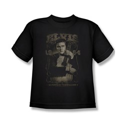 Elvis Presley - Big Boys 1954 T-Shirt In Black