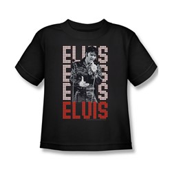 Elvis Presley - Little Boys 1968 T-Shirt In Black