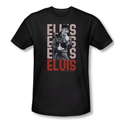 Elvis Presley - Mens 1968 T-Shirt In Black