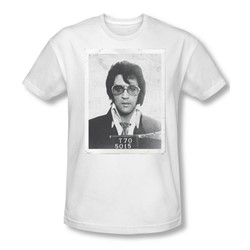 Elvis Presley - Mens Framed T-Shirt In White