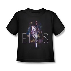 Elvis Presley - Little Boys Dream State T-Shirt In Black