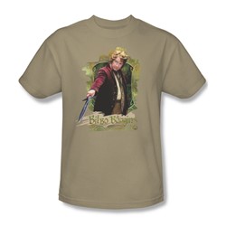 The Hobbit - Mens Bilbo Baggins T-Shirt In Sand