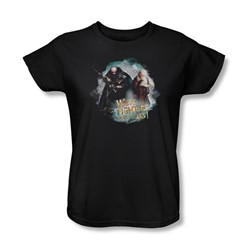 The Hobbit - Womens We'Re Fighers T-Shirt In Black