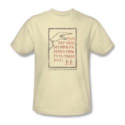 The Hobbitback Door - Mens S T-Shirt In Cream