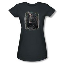 The Hobbit - Womens Gandalf T-Shirt In Charcoal