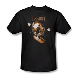 The Hobbit - Mens Hobbit In Hole T-Shirt In Black