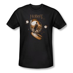The Hobbit - Mens Hobbit In Hole T-Shirt In Black