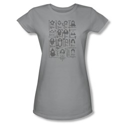 The Hobbit - Womens The Company T-Shirt In Silver