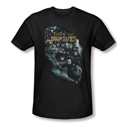 The Hobbit - Mens Company Of Dwarves T-Shirt In Black