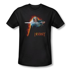 The Hobbit - Mens Secret Fire T-Shirt In Black