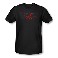 The Hobbit - Mens Smaug T-Shirt In Black