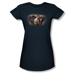 The Hobbit - Womens Hobbit Rally T-Shirt In Navy