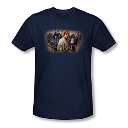 The Hobbit - Mens Hobbit Rally T-Shirt In Navy