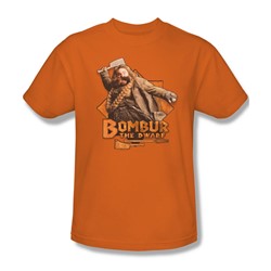 The Hobbit - Mens Bombur T-Shirt In Orange