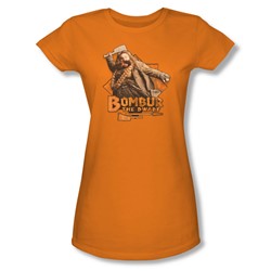 The Hobbit - Womens Bombur T-Shirt In Orange