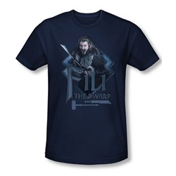 The Hobbit - Mens Fili T-Shirt In Navy