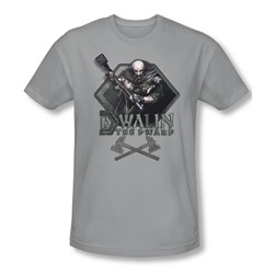 The Hobbit - Mens Dwalin T-Shirt In Silver