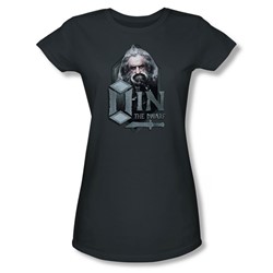 The Hobbit - Womens Oin T-Shirt In Charcoal