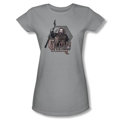 The Hobbit - Womens Gloin T-Shirt In Silver