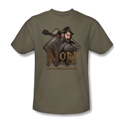 The Hobbit - Mens Nori T-Shirt In Safari Green