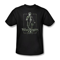 The Hobbit - Mens Bilbo Stare T-Shirt In Black