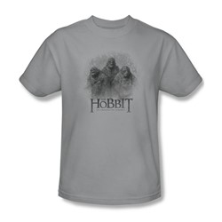 The Hobbit - Mens Three Trolls T-Shirt In Silver