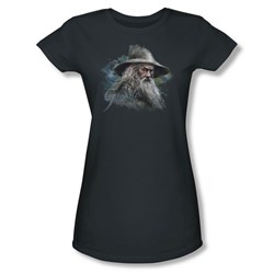 The Hobbit - Womens Gandalf The Grey T-Shirt In Charcoal