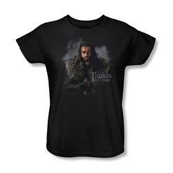 The Hobbit - Womens Thorin Oakenshield T-Shirt In Black