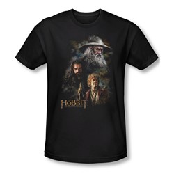 The Hobbit - Mens Painting T-Shirt In Black