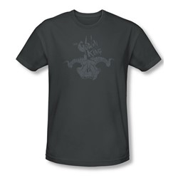 The Hobbit - Mens Golin King Symbol T-Shirt In Charcoal