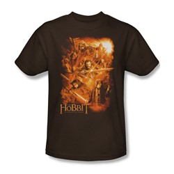 The Hobbit - Mens Epic Adventure T-Shirt In Coffee