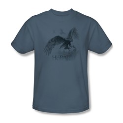 The Hobbit - Mens Great Eagle Sketch T-Shirt In Slate