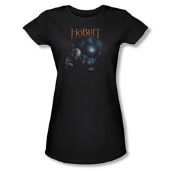 The Hobbit - Womens Light T-Shirt In Black