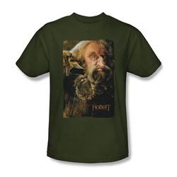 The Hobbit - Mens Oin T-Shirt In Military Green