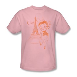 Betty Boop - Mens Oui Oui T-Shirt In Pink
