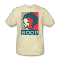 Betty Boop - Mens Boop T-Shirt In Cream