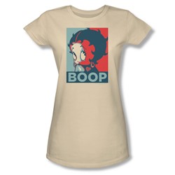 Betty Boop - Womens Boop T-Shirt In Cream