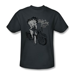 Betty Boop - Mens Bbmc T-Shirt In Charcoal