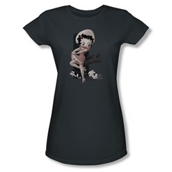 Betty Boop - Womens Out Of Control T-Shirt In Charcoal