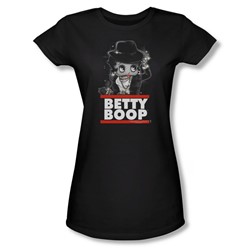 Betty Boop - Womens Bling Bling Boop T-Shirt In Black
