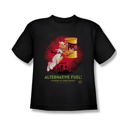Popeye - Big Boys Alternative Fuel T-Shirt In Black