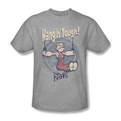 Popeye - Mens Hangin Tough T-Shirt In Heather