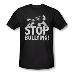 Popeye - Mens Stop Bullying T-Shirt In Black