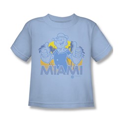 Popeye - Little Boys Miami T-Shirt In Light Blue