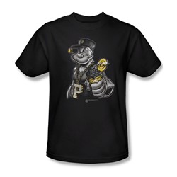 Popeye - Mens Get More Spinach T-Shirt In Black