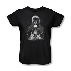 Labyrinth - Womens Castle T-Shirt In Black