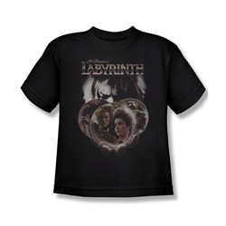 Labyrinth - Big Boys Globes T-Shirt In Black