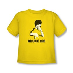 Bruce Lee - Toddler Suit Splatter T-Shirt In Yellow