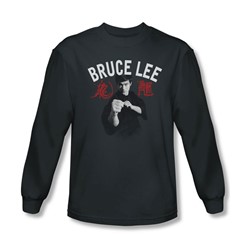 Bruce Lee - Mens Ready Long Sleeve Shirt In Charcoal