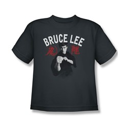 Bruce Lee - Big Boys Ready T-Shirt In Charcoal